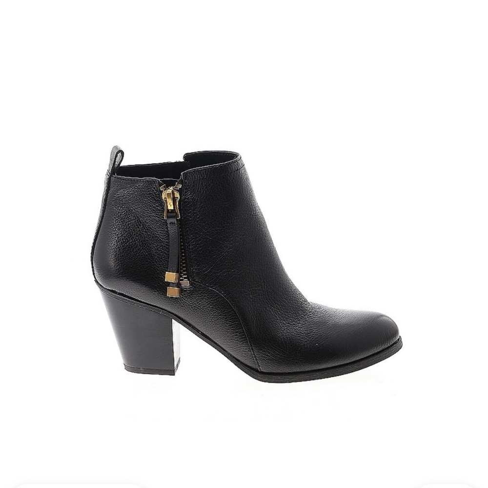 Franco Sarto Black Ankle Booties